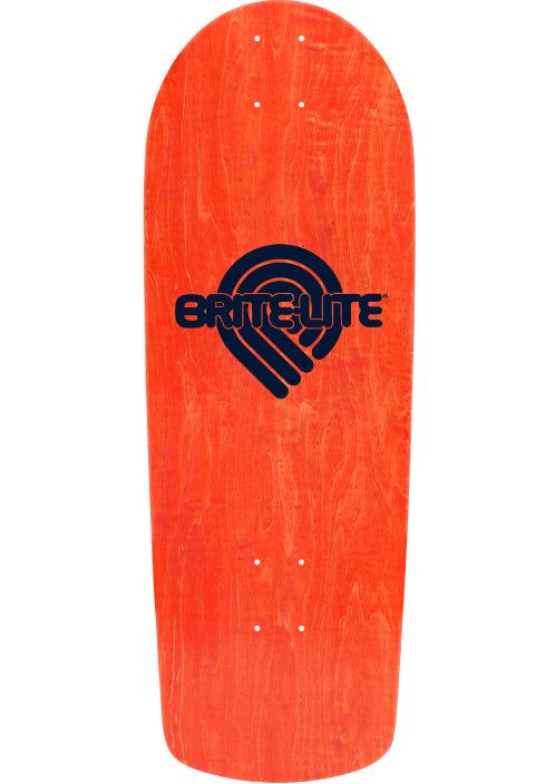 Powell Peralta Ray Rodriguez OG Skull & Sword Orange Stain Reissue Skateboard Deck 10.0" top