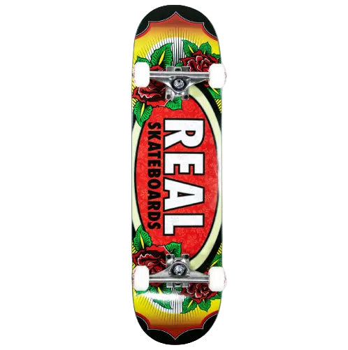 Real DLX Rose Oval Complete Skateboard 7.75