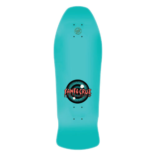 Santa Cruz Roskopp Eye Reissue Skateboard Deck Blue 10.12" top