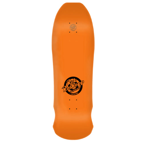Santa Cruz Roskopp Face Limited Reissue Skateboard Deck Orange 9.5"