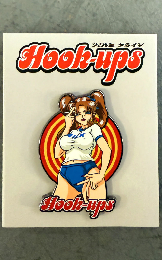 Hook-Ups Sakura Enamel Pin packaging
