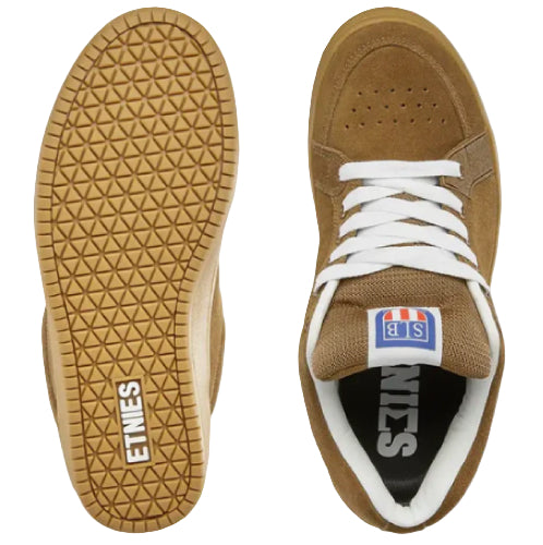 Etnies Sal23 Skate Shoe - Brown/Gum bottom top