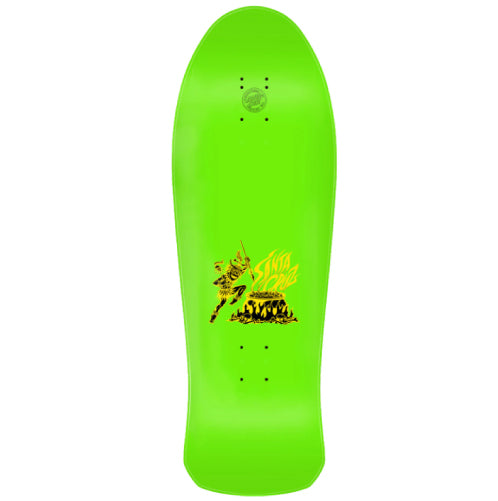 Santa Cruz Salba Tiger Shaped Skateboard Deck 10.3"