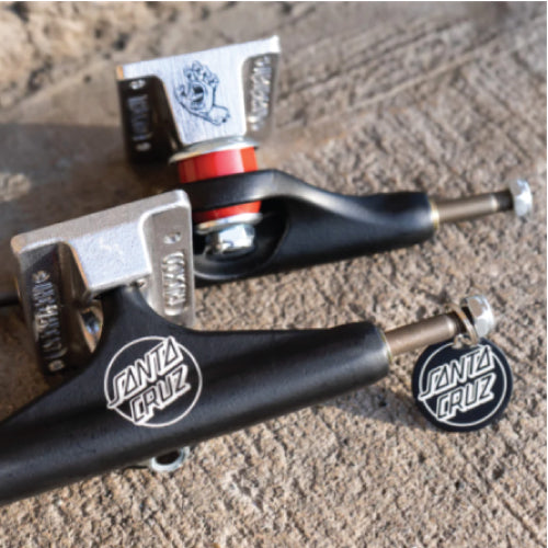 Independent X Santa Cruz Stage 11 Black/Silver Standard Trucks (Set of 2)