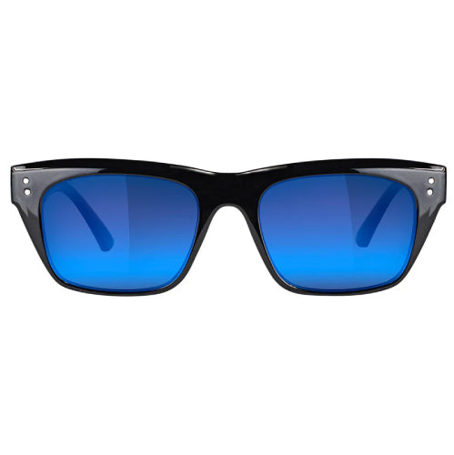 Glassy Santos Polarized Sunglasses - Black/Blue