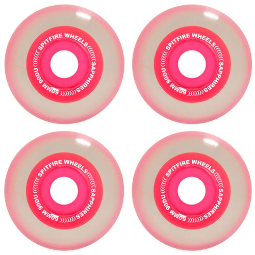 Spitfire Sapphires Conical Full Wheels Pink 60MM 90D