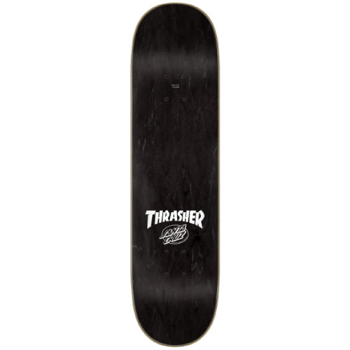 Santa Cruz X Thrasher Screaming Flame Logo Skateboard Deck 8.0"