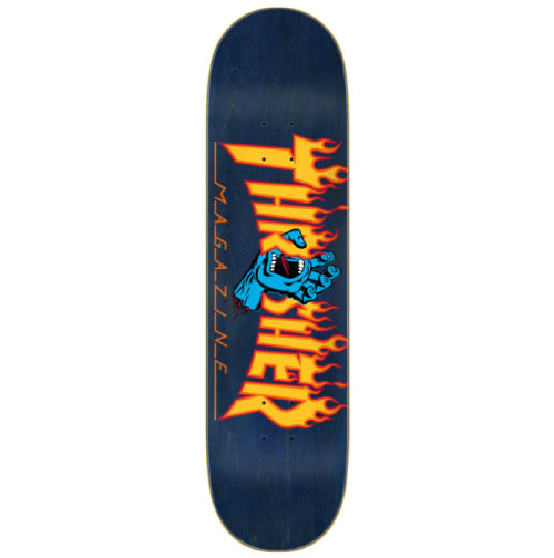 Santa Cruz X Thrasher Screaming Flame Logo Skateboard Deck 8.25"
