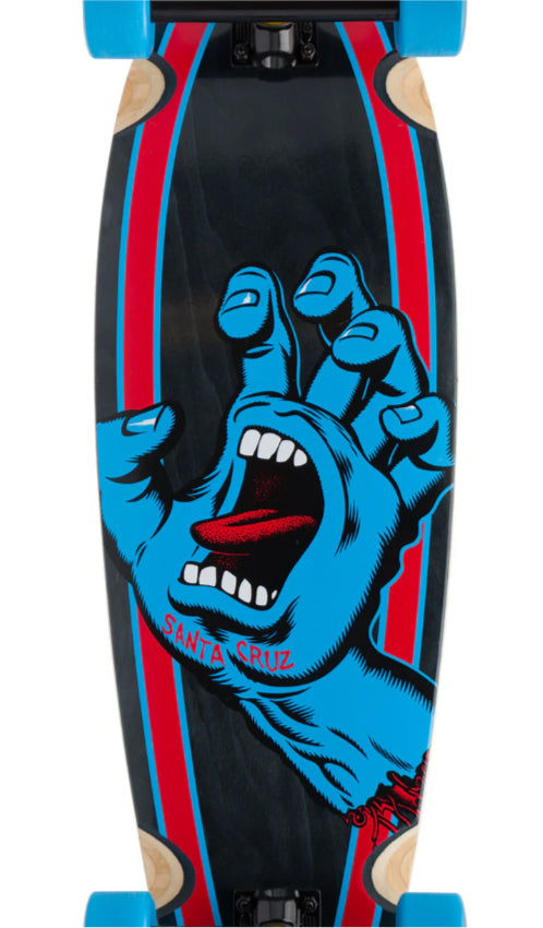 Santa Cruz Screaming Hand Pintail Cruiser Complete 33.0" close