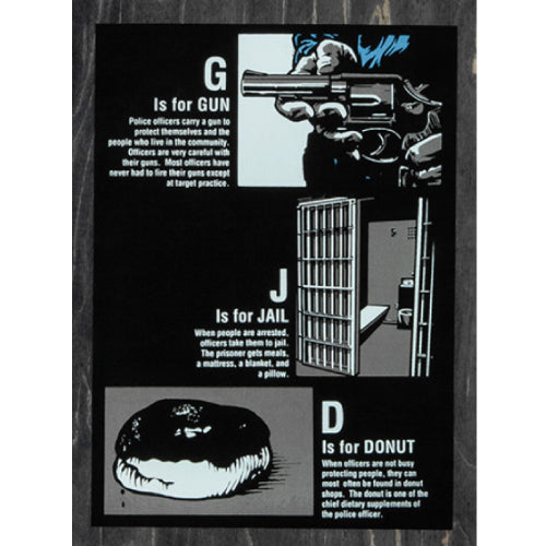 Powell Peralta Chris Senn Cop Reissue Skateboard Deck 9.13"