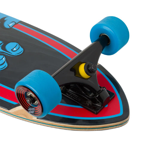 Santa Cruz Screaming Hand Pintail Longboard Complete 33.0" nose