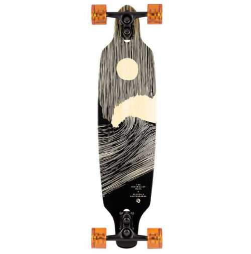 Sector 9 Shoots Full Moon Sidewinder Longboard Complete 33.5"