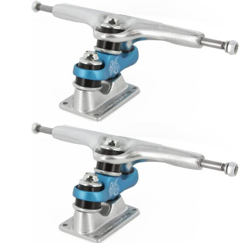 Gullwing Sidewinder II Trucks 9" (Set of 2) - Silver/Blue