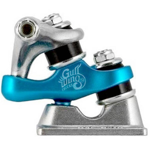 Gullwing Sidewinder II Trucks 9" (Set of 2) - Silver/Blue
