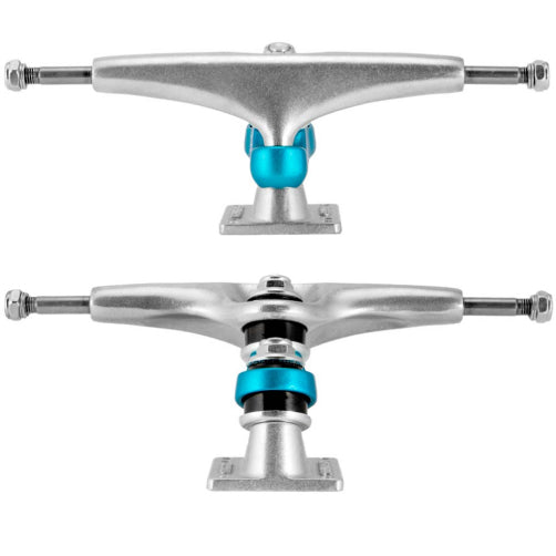 Gullwing Sidewinder II Trucks 9" (Set of 2) - Silver/Blue