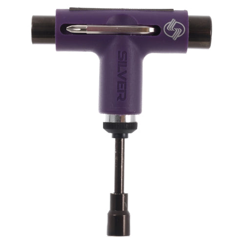 Silver Premium Skateboard Tool - Purple/Grey