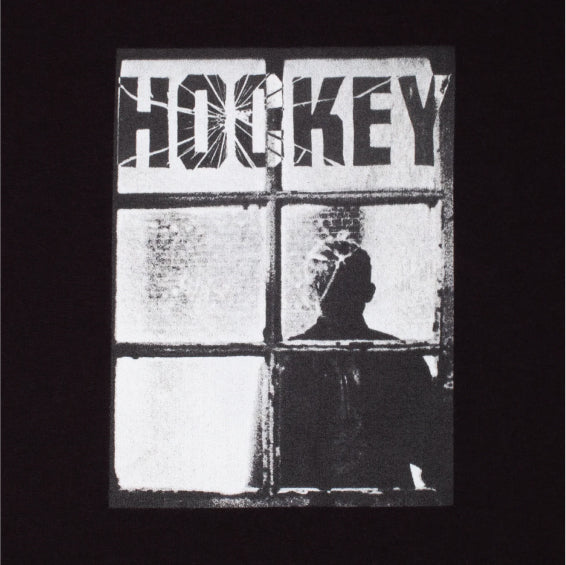 Hockey Temporary Site Hoodie - Black close graphic