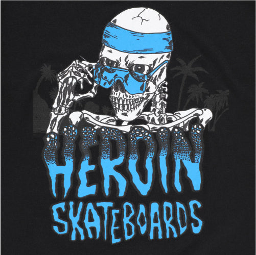 Heroin Skeleton Tee - Black