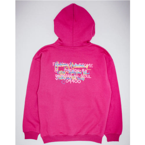 FA Spike Test Print Store Hoodie - Magenta