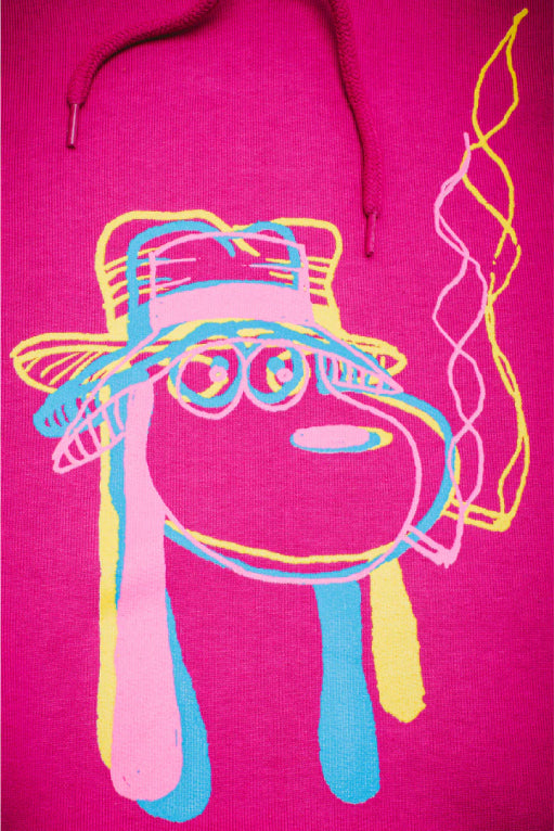 FA Spike Test Print Store Hoodie - Magenta