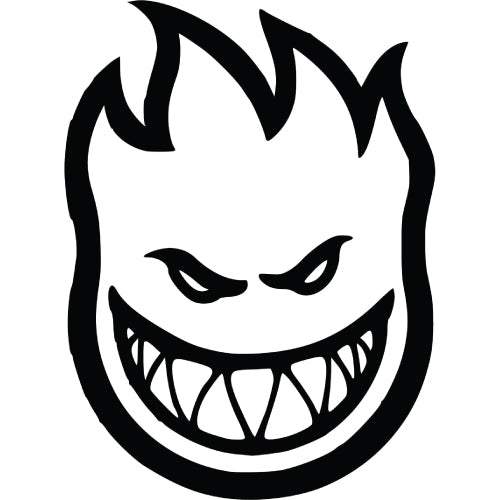 Spitfire BigHead Tee - Charcoal/Yellow