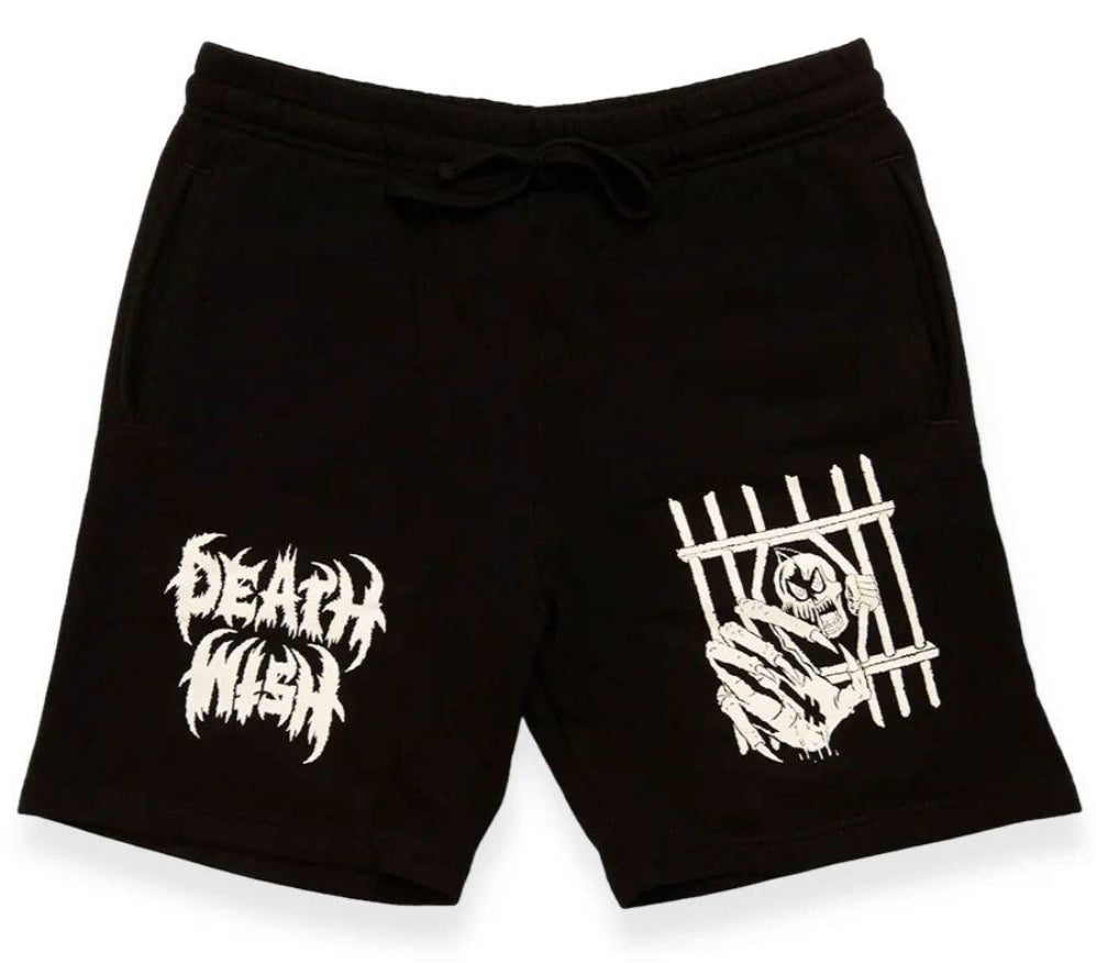 Deathwish Spookies Sweat Shorts - Black
