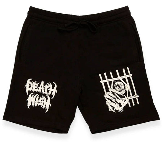 Deathwish Spookies Sweat Shorts - Black