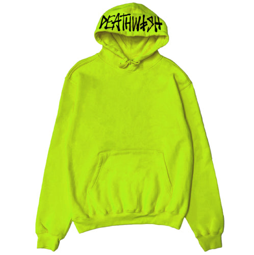 Deathwish Deathspray Hoodie - Safety Green front