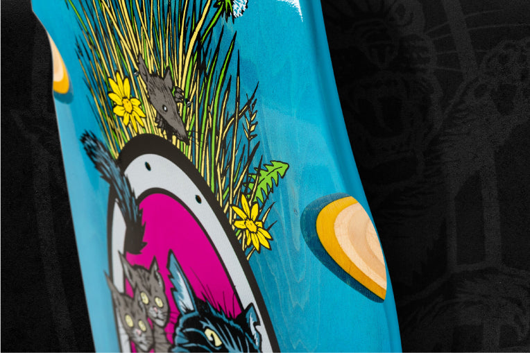 Real Natas Kaupas X Todd Francis SSD25 Panther Skateboard Deck 10.91"