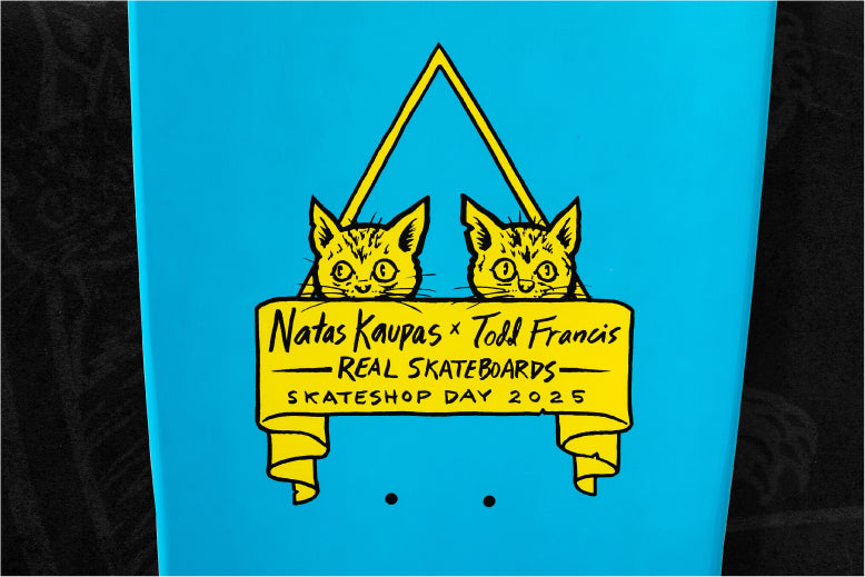 Real Natas Kaupas X Todd Francis SSD25 Panther Skateboard Deck 10.91"