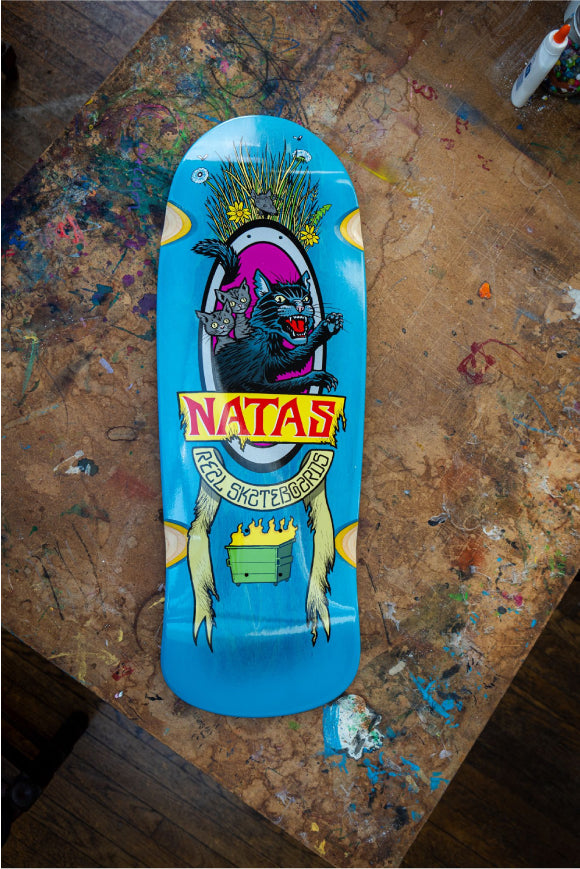 Real Natas Kaupas X Todd Francis SSD25 Panther Skateboard Deck 10.91"