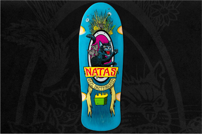 Real Natas Kaupas X Todd Francis SSD25 Panther Skateboard Deck 10.91"