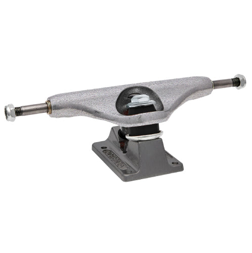 Independent Stage 11 Industrial Inverted Raw Silver/Trans Black Standard Trucks (Set of 2)