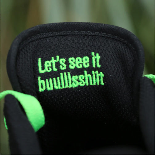 Lakai Staple SMU Suede Skateboarding Shoe - Black/UV Green