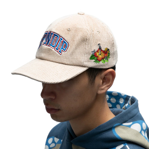 Rip N Dip Summer Friends Corduroy Snapback Hat - Tan