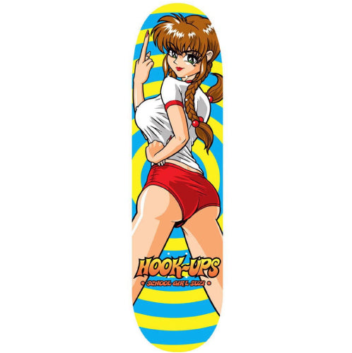 Hook-Ups School Girl Suzi #1 Skateboard Deck 8.25