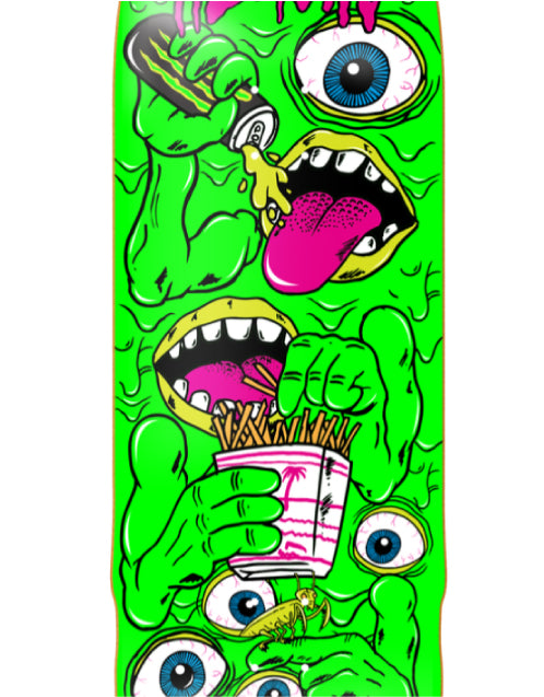 Heroin Swampy Mutate or Die Skateboard Deck 10.25" close