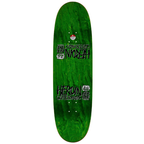 Heroin Holo Egg Symmetrical Skateboard Deck Holographic 9.25"