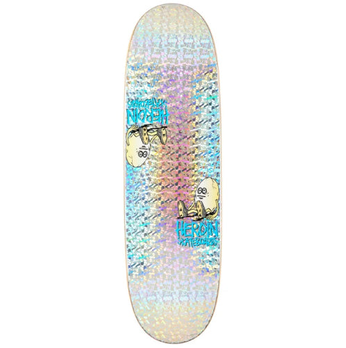 Heroin Holo Egg Symmetrical Skateboard Deck Holographic 9.25"