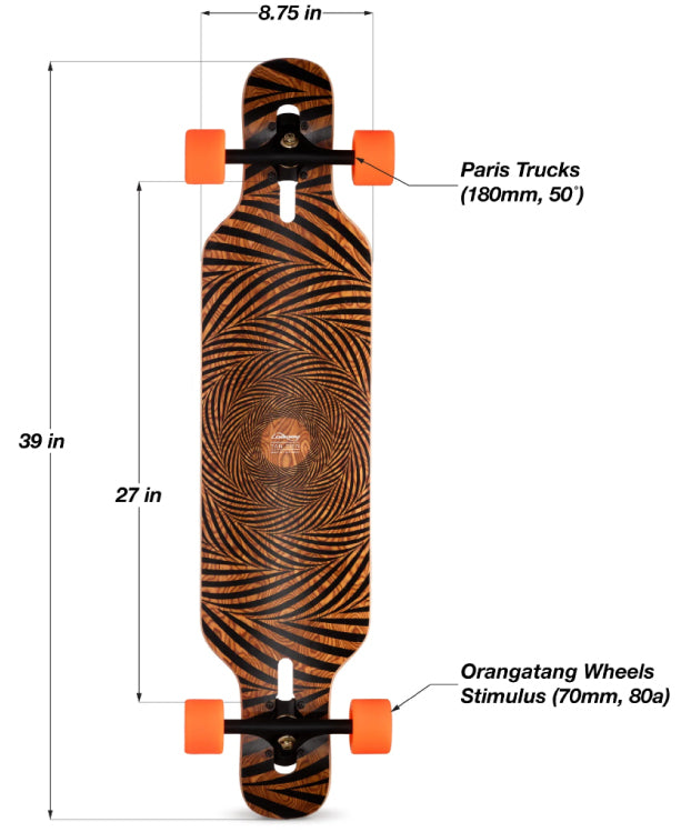 Loaded Tan Tien Flex 2 Longboard Complete 39"