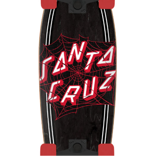 Santa Cruz Tangled Web Shark Cruiser Complete 27.7" graphic