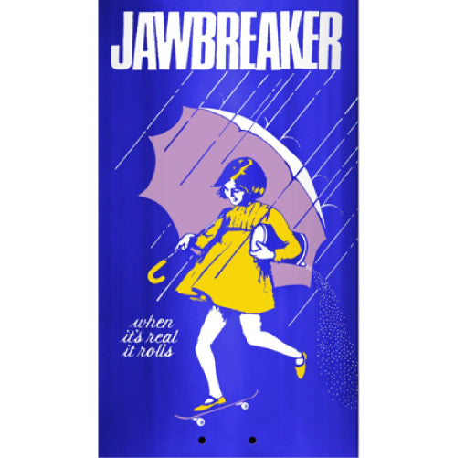 Real X JAWBREAKER Team Skateboard Deck 8.38" graphic