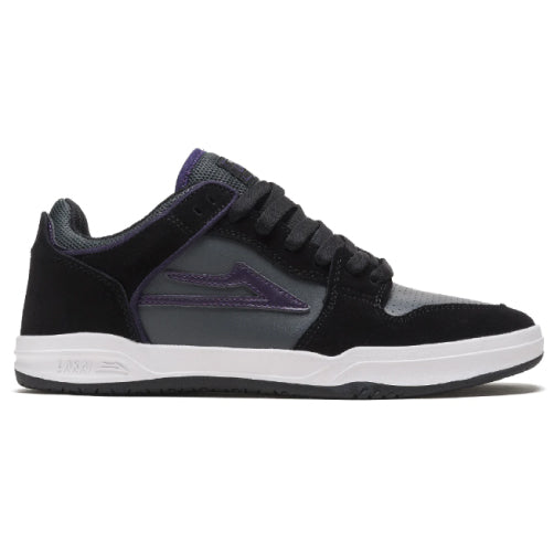 Lakai Telford Low Skateboarding Shoe - Black/Grey