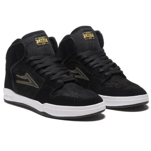 Lakai Telford Skateboarding Shoe - Black Snake