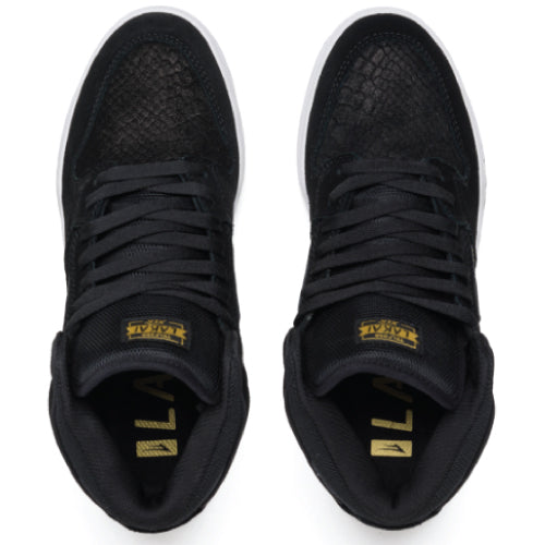 Lakai Telford Skateboarding Shoe - Black Snake