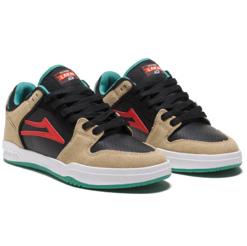 Lakai Telford Low Skateboarding Shoe - Tan/Black