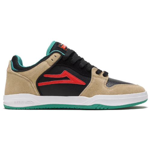 Lakai Telford Low Skateboarding Shoe - Tan/Black
