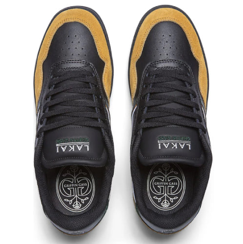 Lakai Terrace Skate Shoe - Black/Walnut Suede