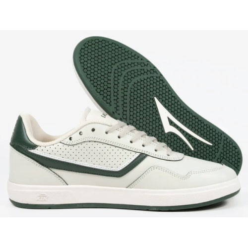 Lakai Terrace Skateboarding Shoe - Cream/Pine Leather