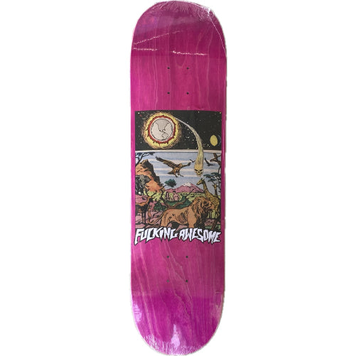 Fucking Awesome Louie Terror Nova Skateboard Deck 8.25" magenta veneer